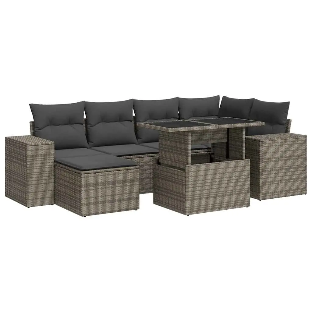 7 Piece Garden Sofa Set