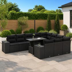 Value-Driven 11-Piece Modular Garden Sofa Set