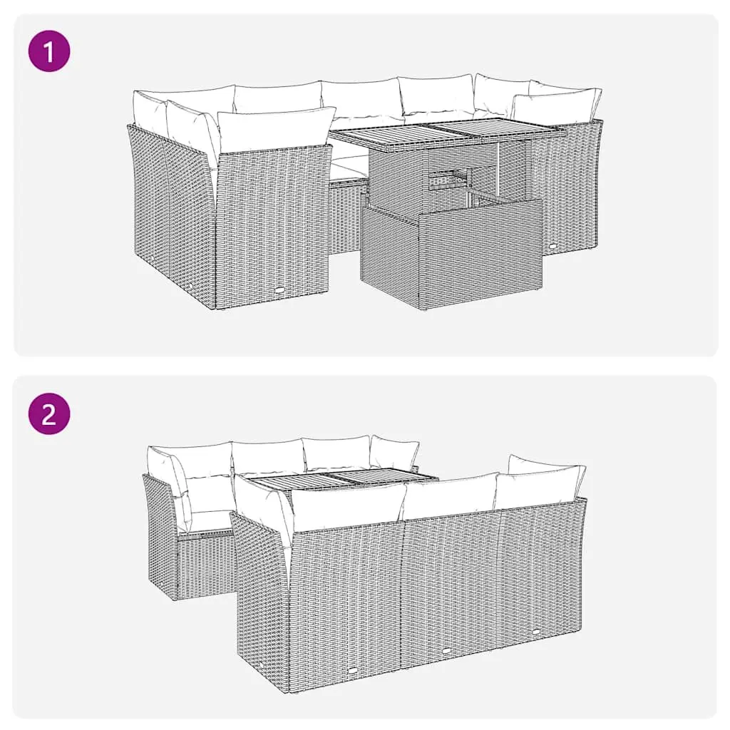 7-Piece Garden Sofa Set