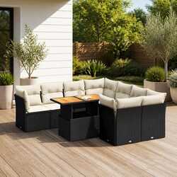 Comfort and Value with 9-Piece Garden Sofa Set