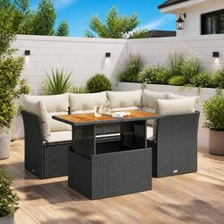Reliable 5 Piece Outdoor Sofa Set with Storage