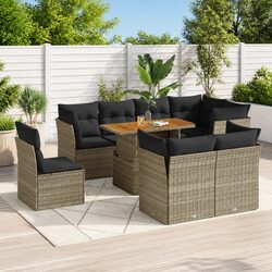Comfort Meets Value: 9-Piece Outdoor Sofa Set
