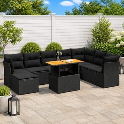 Comfortable and Affordable 9-Piece Garden Sofa Set