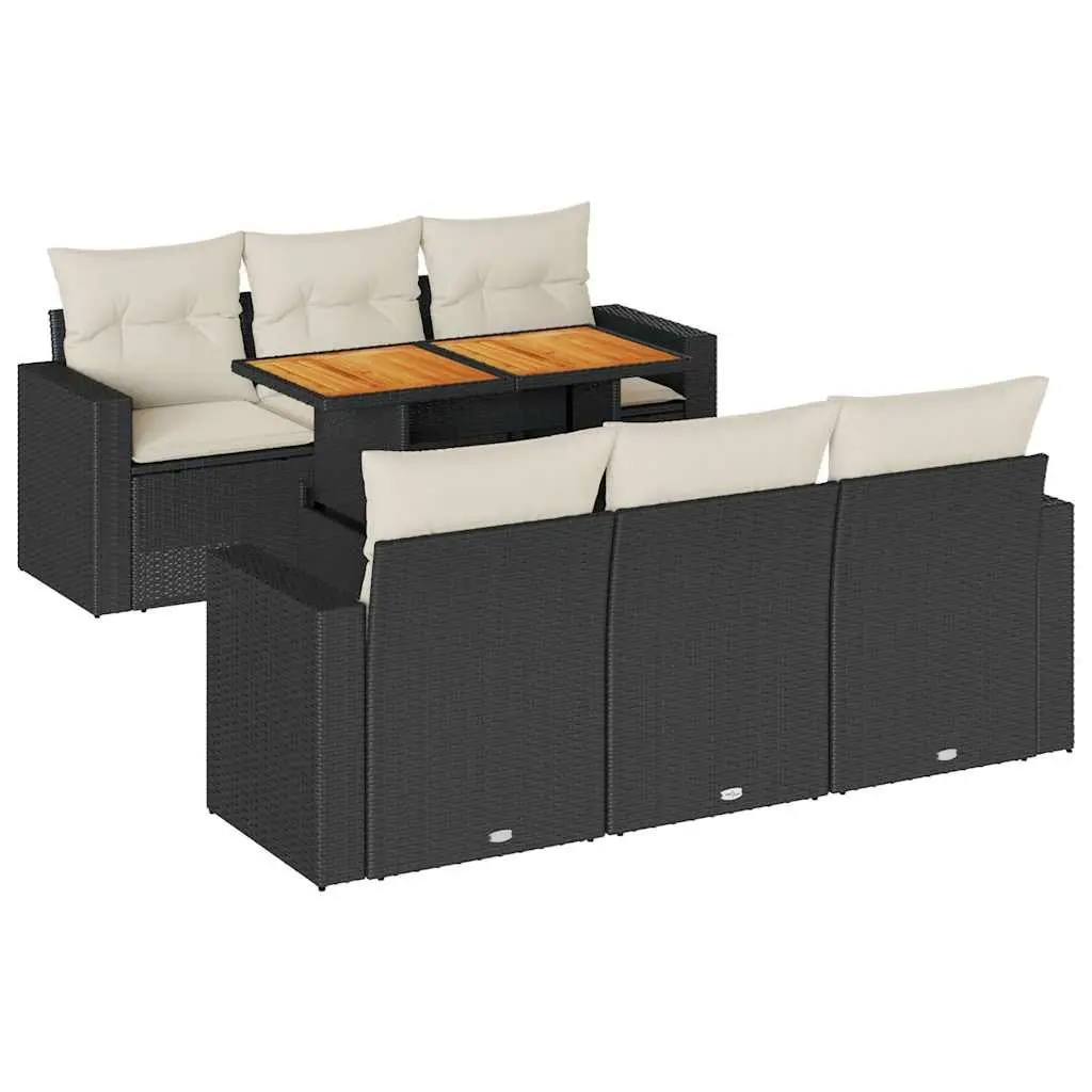 7 Piece Garden Sofa Set with Storage Solutions