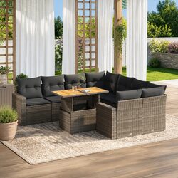 Comfortable and Reliable 9 Piece Garden Sofa Set
