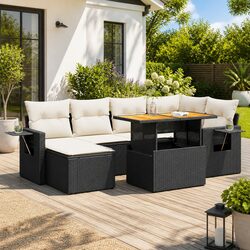 Comfortable 7 Piece Garden Sofa Set - Practical and Reliable