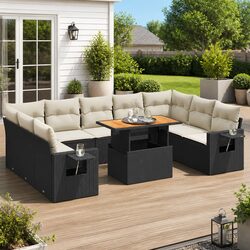 Comfortable 10-Piece Garden Sofa Set for Outdoor Living