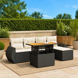 Comfortable and Practical 6-Piece Outdoor Sofa Set