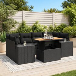 Warm and Inviting 7 Piece Outdoor Sofa Set for Comfort
