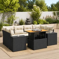 Comfortable and Practical 7 Piece Garden Sofa Set