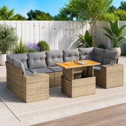 Comfortable and Value-Packed 8-Piece Garden Sofa Set