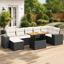 Comfortable and Convenient 8-Piece Garden Sofa Set