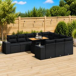 Reliable 10-Piece Outdoor Sofa Set with Storage Bags