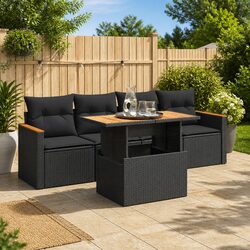 Comfortable and Affordable 5-Piece Garden Sofa Set
