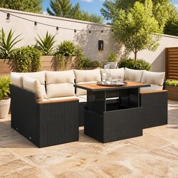 Comfortable and Reliable 6-Piece Garden Sofa Set