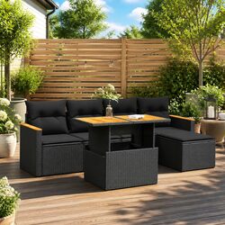 6-Piece Modular Sofa Set: Practical and Durable Outdoor Seating
