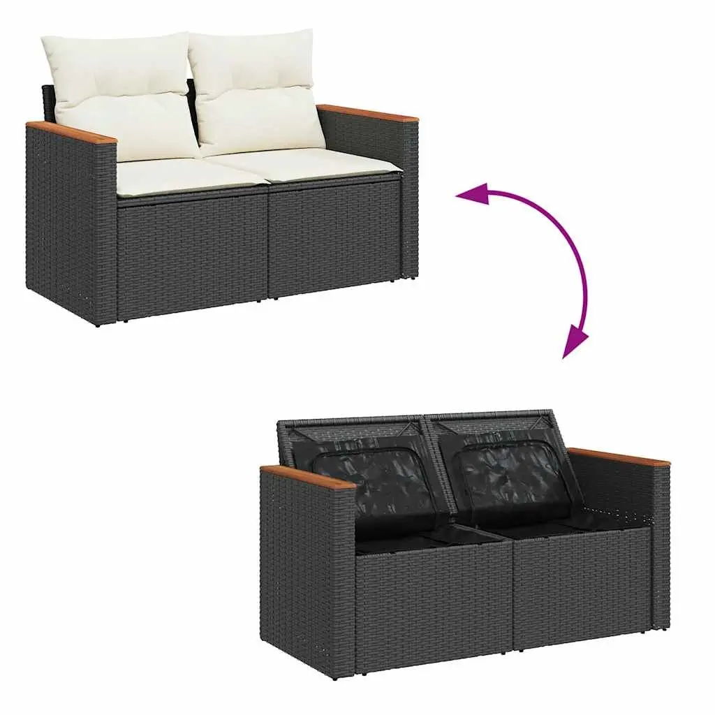 6-Piece Garden Sofa Set with Storage