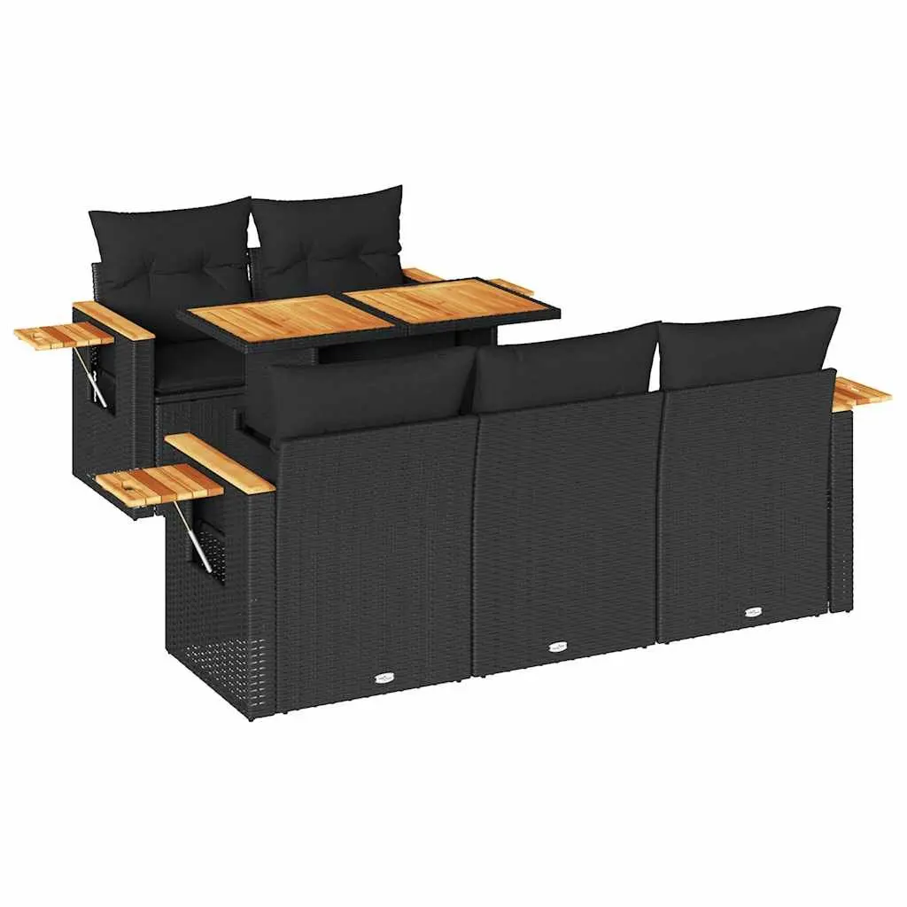 6-Piece Garden Sofa Set with Storage