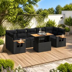 Comfortable and Versatile 8 Piece Garden Sofa Set