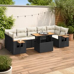 Reliable 8 Piece Garden Sofa Set with Easy Maintenance