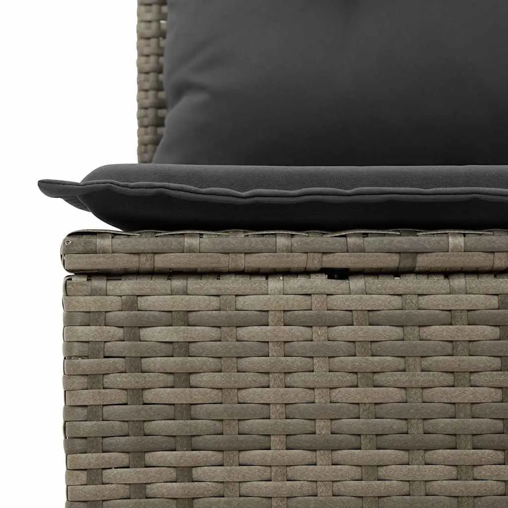 Grey 9 Piece Garden Sofa Set with Storage