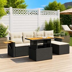 Comfort and Value with Our 6 Piece Garden Sofa Set