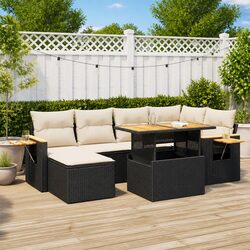Value-Packed 7 Piece Outdoor Sofa Set for Comfort