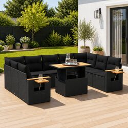 Comfortable 10-Piece Garden Sofa Set That Lasts