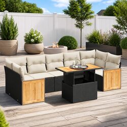 Reliable 8-Piece Outdoor Sofa Set with Storage