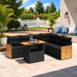 Comfortable 7 Piece Garden Sofa Set for Every Home
