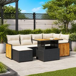 Practical 7 Piece Garden Sofa Set for Your Outdoor Needs