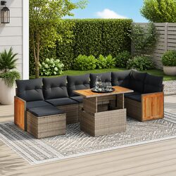 Comfortable 8-Piece Garden Sofa Set - Quality You Can Trust