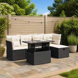 Comfortable and Practical 6-Piece Outdoor Sofa Set