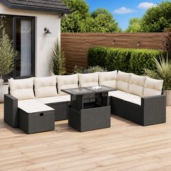 Comfort and Value in a 9-Piece Garden Sofa Set