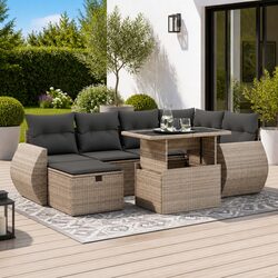 7 Piece Outdoor Furniture Set - Comfort and Value Combined