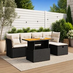 Comfortable 6 Piece Garden Sofa Set for Outdoor Relaxation
