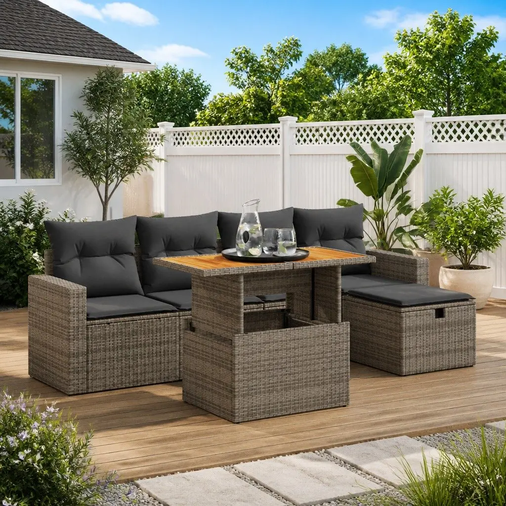 6-Piece Garden Sofa Set