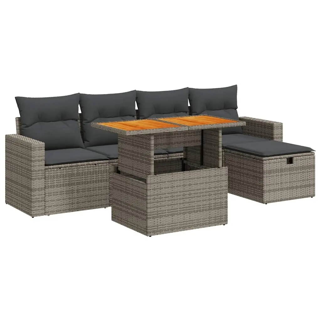 6-Piece Garden Sofa Set