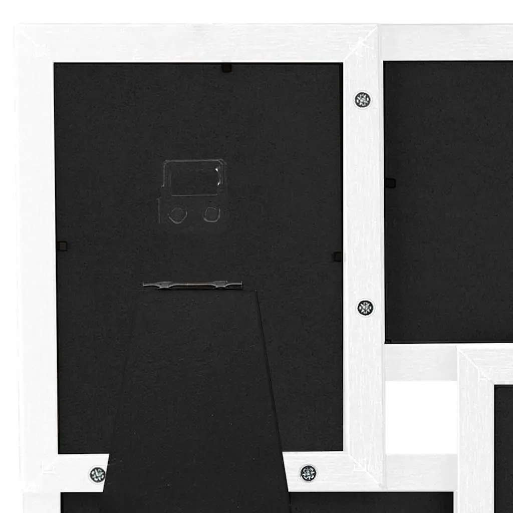 Photo Frame Collage Display White Modern for 4 Pictures 13x18cm Size Wall or Table Decor