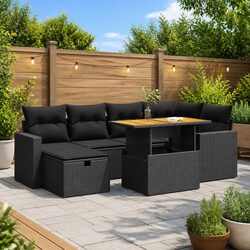Comfortable and Practical 8-Piece Garden Sofa Set