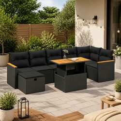 Comfortable 5-Piece Garden Sofa Set with Practical Features