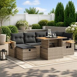 Comfortable and Affordable 8-Piece Garden Sofa Set