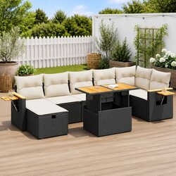 Comfortable and Practical 5 Piece Black Patio Set