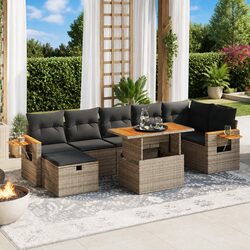 Affordable 5-Piece Garden Sofa Set with Practical Features