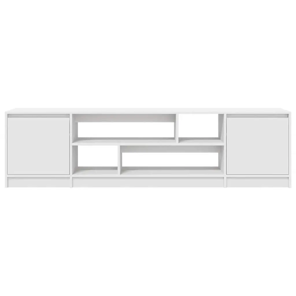 TV Cabinet Storage Unit Engineered Wood 188.5 x 41 x 50 cm White