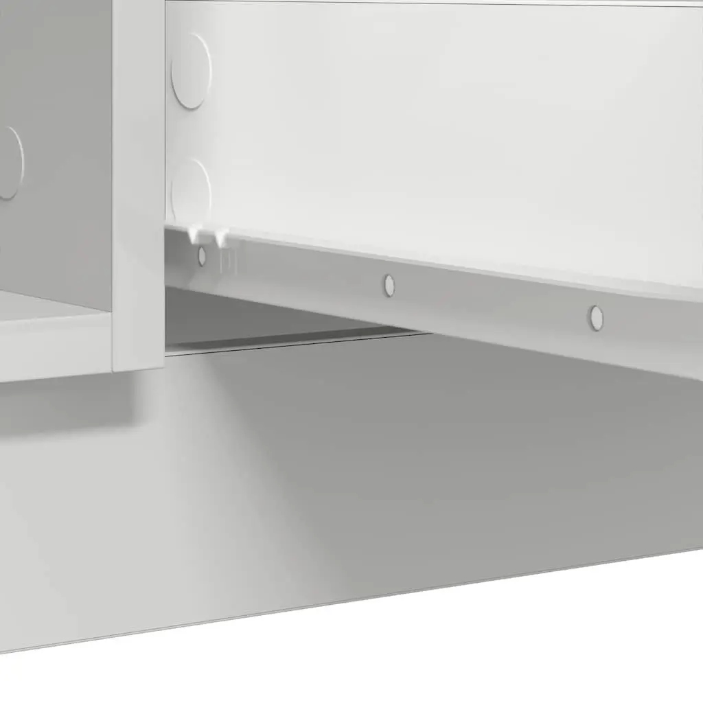Sideboard with Drawers White Storage Cabinet Engineered Wood Buffet Organiser