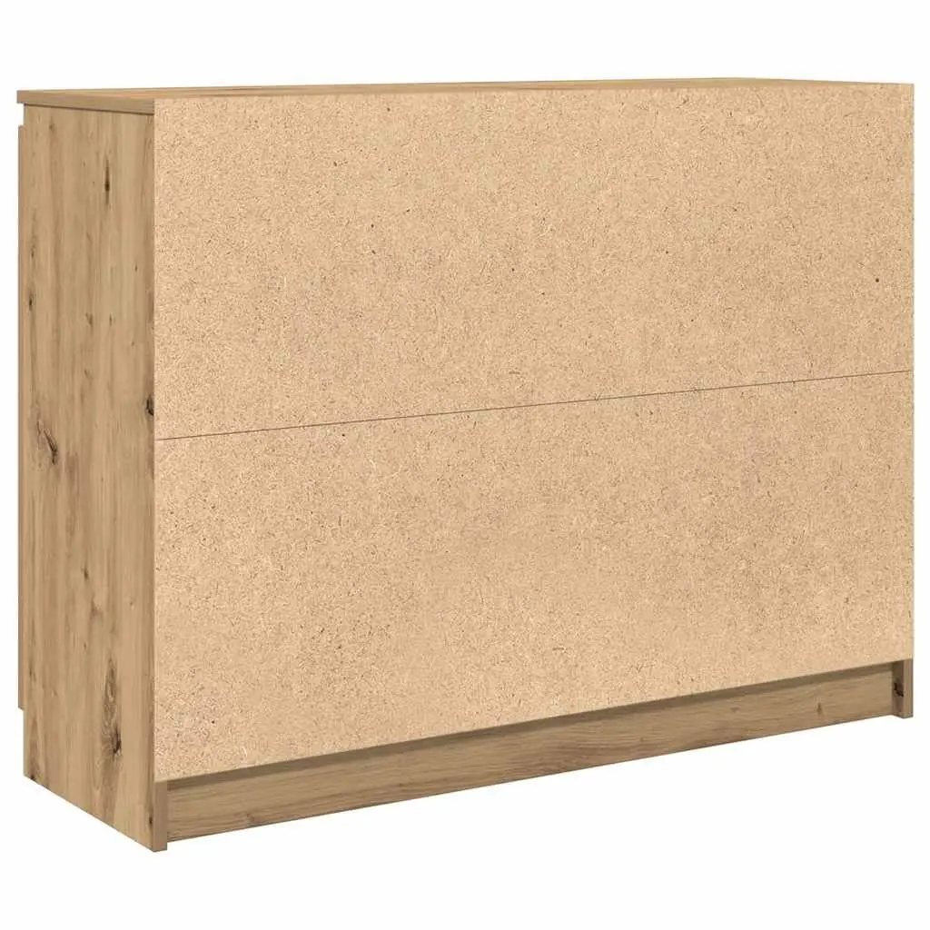 Sideboard Storage Cabinet with Drawers and Doors 1005mm x 350mm x 760mm Brown Engineered Wood