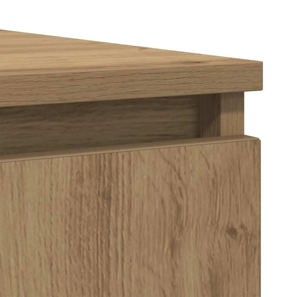 Sideboard Storage Cabinet with Drawers and Doors 1005mm x 350mm x 760mm Brown Engineered Wood