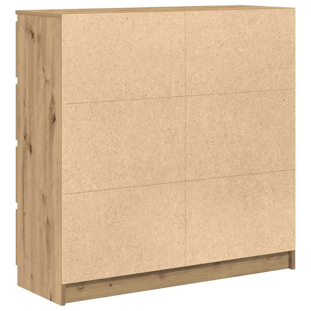 Sideboard Storage Cabinet Engineered Wood 100x35x99cm Brown