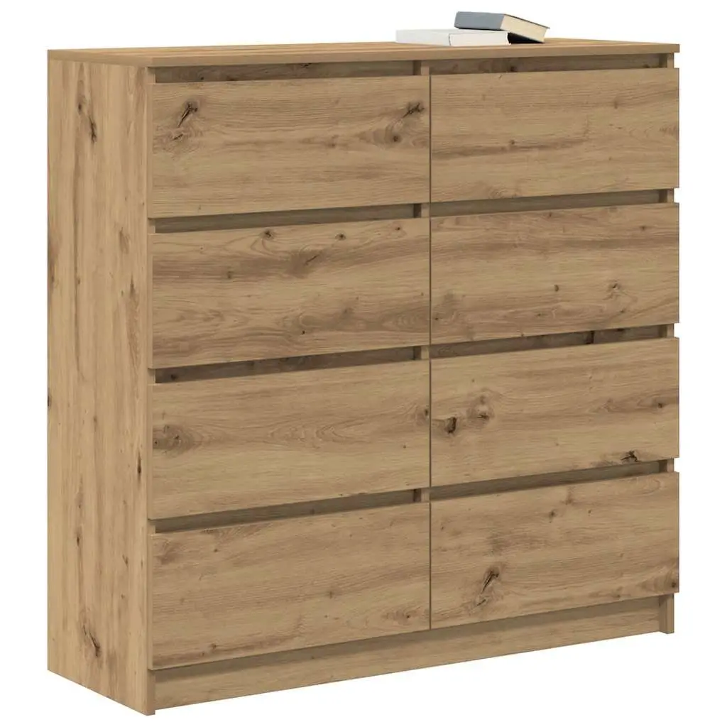 Sideboard Storage Cabinet Engineered Wood 100x35x99cm Brown